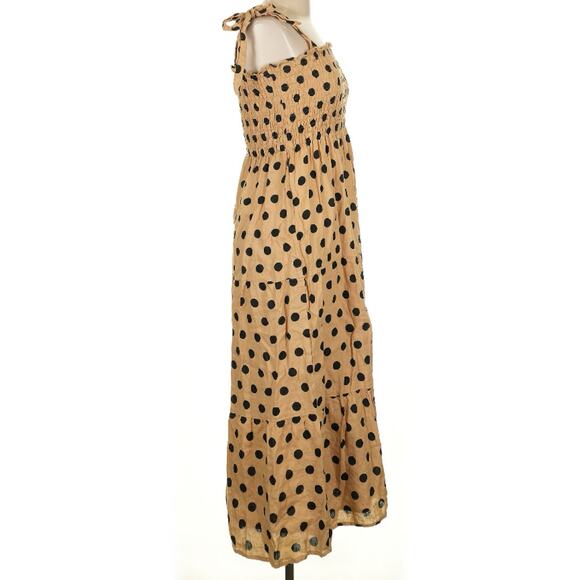 Faithfull + Net Sustain Rianne Elmelds Polka Dot Linen Midi Dress 10 - Picture 6 of 9